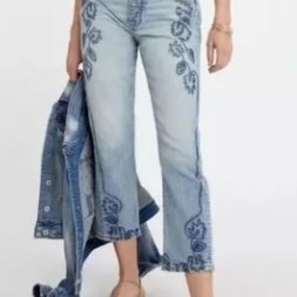 Pilcro Jeans | Pilcro & the Letterpress Embroidered Jeans by Anthropologie